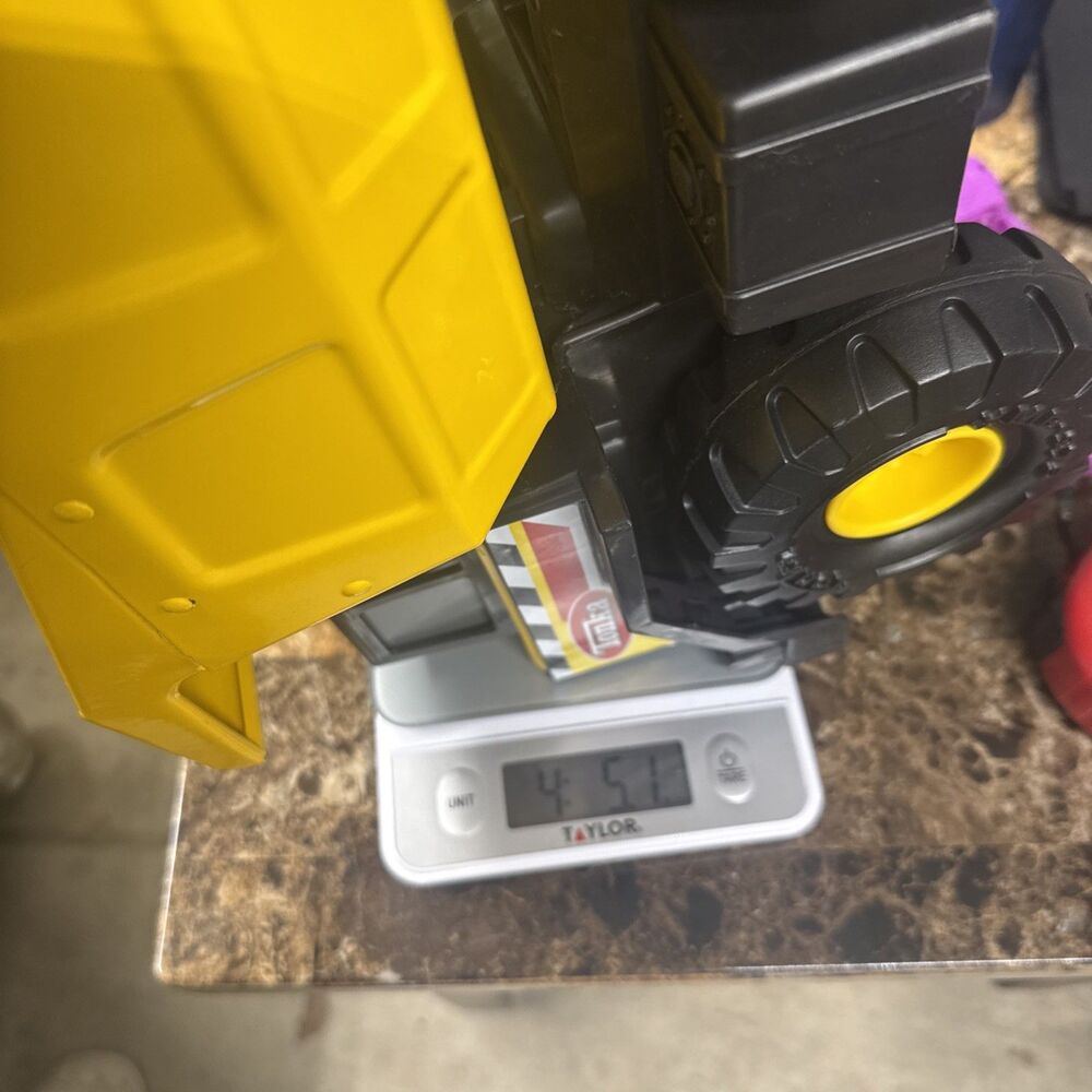 TONKA DUMP TRUCK 354 PLASTIC and METAL PRESSED STEEL YELLOW - Picture 11 of 11
